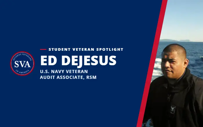 From Navy Ship’s Records to RSM: How One Student Veteran Found His Career in Auditing